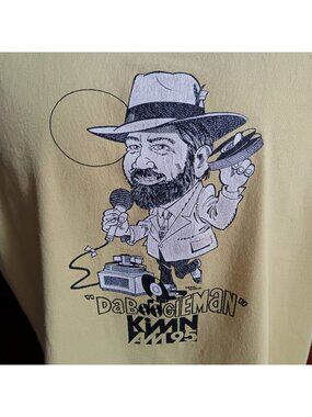 Vintage T-shirt XL Single Stitch Denver "Da Boogieman" Mickey Froid DJ KIMN AM95